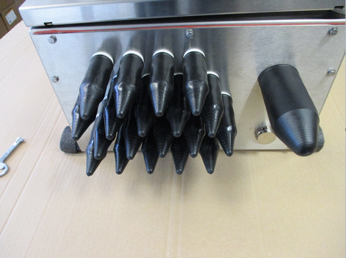 Клеммная коробка из нержавеющей стали, кабельные вводы с кожухами